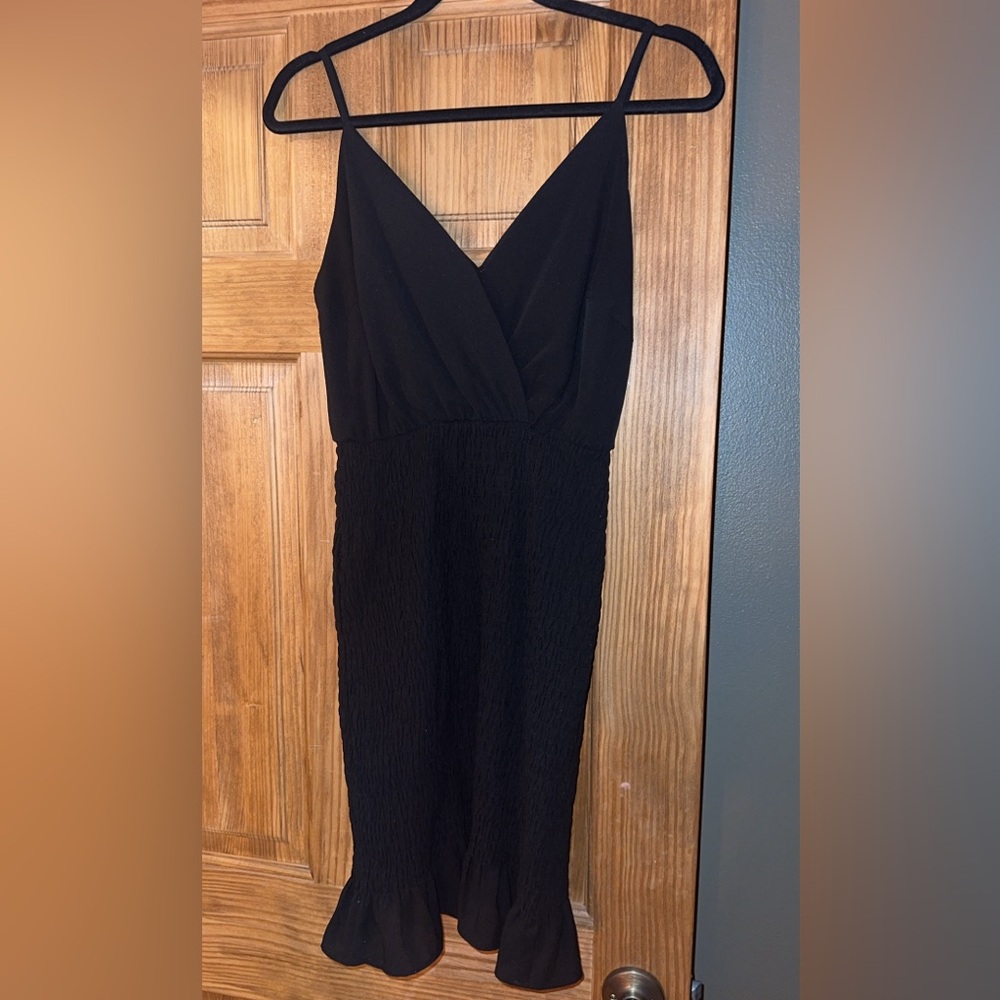 Women’s Black Scrunch Dress